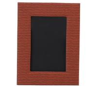 Akozon Cadre d'image en Cuir en Cuir pour Photos de 6x4 Pouces - Décor de Maison de Texture Unique, Cadre Photo D'affichage de Bureau 8.5x4.7x6,5 Pouces (Brown)