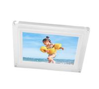 Akozon Cadre d'image Numérique Acrylique de 10,1 Pouces avec Lumière LED, Interface Haute Vitesse USB2.0, Mémoire de 8 Go de Mémoire, Musique et Vidéo - pour la Décoration de Bureau à