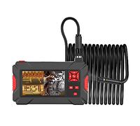 Akozon Caméra de L'endoscope Industriel Double Caméra 1080p 8 + 1 LED IP68 Caméra D'inspection 4,3 Pouces Affichage 5m Fil Dur de 8 Mm de Diamètre (1920 x1080p Double diamètre de la caméra 8 mm)