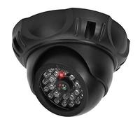 Akozon Caméra de sécurité de Simulation de Dôme Akozon - Caméra de Surveillance Factice Réaliste avec Lumière LED Clignotante pour la sécurité de la Maison, du Bureau et du Commerce de Détail