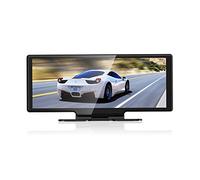 Akozon Caméra de Tableau de Bord DVR 4K, Enregistreur Avant et Arrière, écran Tactile de 10.26 Pouces, Enregistrement Automatique en Boucle HD, Capteur G