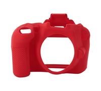 Akozon Caméra en Silicone Boîtier de du Boîtier de Couverture Légère Suit en Peau pour D3300 D3400 (Rouge)