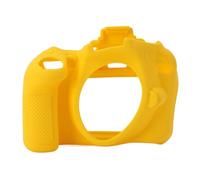 Akozon Caméra en Silicone Boîtier de du Boîtier de Couverture Légère Suit en Peau pour D3300 D3400 (Yellow)