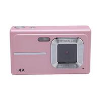 Akozon Caméra Numérique 1080p HD 48MP Autofocus 16x Zoom APPACER Anti-Shake Compact avec écran LCD de 2,4 ", Appareil Photo de Voyage Portable pour la Photographie (Pink)