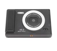 Akozon Caméra Numérique 48MP 1080p 8X Zoom Auto Focus Intégrée in Fall Light 2,4 Pouces Écran Compact Caméra pour Le Voyage Quotidien (Black)