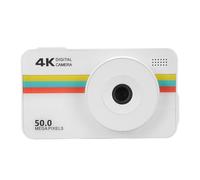 Akozon Caméra Numérique 4K pour Photographie 50MP HD Dual Lens Autofocus Digital Video Camera avec écran TFT de 2,8 Pouces pour Les Adultes Adolescents (White)