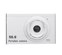 Akozon Caméra Numérique Auto Focus Compact Small avec Arrière Arrière Deux 8X Écran TFT de 2,4 Pouces de Zoom Numérique pour la Photographie (Gris Argent)