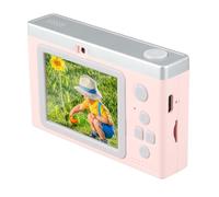 Akozon Caméra Numérique Auto Focus Compact Small avec Arrière Arrière Deux 8X Écran TFT de 2,4 Pouces de Zoom Numérique pour la Photographie (Rose)