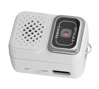 Akozon Caméra Porte-clés, écran de 0,96 Pouces, Autonomie de la Batterie de 150 Minutes, Caméra Photo et Vidéo avec Filtres pour Le Cyclisme, L'alpinisme, Les Enregistrements d'animaux de (White)