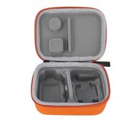 Akozon Caméra Sac à Main Fermeture de Coque Dure Caméra Caméra de Portage pour L'action 5pro 4 3 Voyager (Orange)