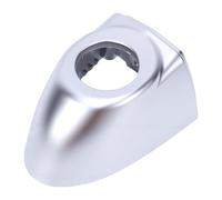 Akozon Capuchon de Poignée Extérieure de Porte Avant Gauche avec Finition Chromée Mate à Faible Brillance, Remplacement pour 500X 2014 à 2021 735607048 735607049