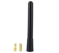 Akozon Car Camion de Voiture Black Short Stubby Antenne - AM FM Radio Aerial Mast - Type de Vis s'adapte à la Plupart des Véhicules avec des Bases de 5 Mm et 6 Mm