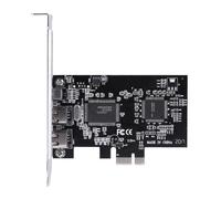 Akozon carte contrôleur 1394a Carte contrôleur PCI-E PCI Express FireWire 1394a IEEE 1394 avec câble Firewire