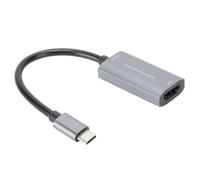 Akozon carte de capture vidéo 1080P Carte de capture vidéo TYPE-C HDMI vers USB-C 4K 1080P Game Live Silver Grey Free Drive Z29A