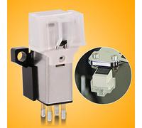 Akozon Cartouche de Lecteur de Disque avec Stylet de Phonographe, avec Vis de Montage, Conception à Aimant Mobile pour une qualité Sonore Améliorée, 1 Pièce