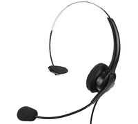Akozon Casque Antibruit avec Microphone Casque Téléphonique RJ9 de Centre d'appels Compatible avec Les Téléphones Fixes - Électronique/Accessoires et Fournitures/Téléphone