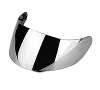 Akozon Casque Visière de Moto, Bouclier Visage Complet Lentille de Casque Pare-Brise pour AGV K1 K3 SV K5 K5-S(Argent)