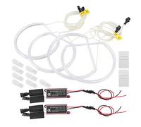 Akozon CCFL ange yeux Halo anneaux haute luminosité lumière ange yeux acrylique ABS voiture blanc pour E46 coupé berline convertible