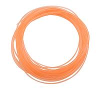 Akozon Ceinture Ronde en Polyuréthane, Courroie de Transmission en Polyuréthane PU lisse orange pour transmission(2mm*10m)