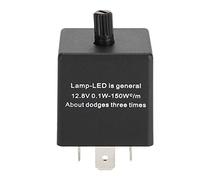 Akozon CF14KT Relais de Clignotant LED à 3 Broches 12 V Relais de Clignotant de Voiture pour Résoudre le Problème d'hyper Flash - Remplacement Automobile