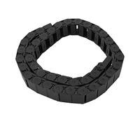 Akozon Chaîne de traînage 1 mètre 15mm x 30mm Chaîne de dragonne porte-câbles en nylon Empêcher l'enchevêtrement Accessoire de machine à graver