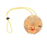 Akozon Chapeau de Dragon Barbu, Sangle à Boucle Réglable, Décor d'élan, Mignon Petits Animaux de Compagnie, Chapeau de Paille pour Hamster, Lézard, Cochon d'Inde (L)
