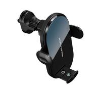 Akozon Chargeur de Voiture sans Fil à Charge Rapide 15W, Support de Téléphone Portable de Détection Automatique et Montage D'installation de Ventilation de L'évent à Air Dashborad,