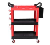 Akozon Chariot Utilitaire de Détaillage Roulant pour Outils | Conception robuste, pour un usage domestique, solution de stockage pour divers outils, déplacement sans effort dans les