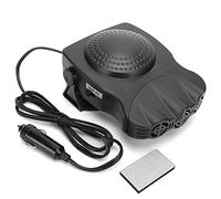 Akozon Chauffage céramique 12V 150W 2 en 1 pour voiture Chauffage/Ventilateur de Refroidissement de Voiture désembueur de Voiture Portable avec Base rotative à 180 °