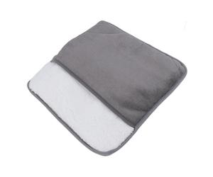 Akozon Chauffe-Pieds Chauffant électrique USB, Coussin Chauffant en Coton Doux pour la Maison, le Bureau et les Voyages, Chauffage Rapide pour les Pieds Froids