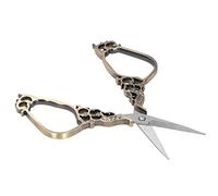 Akozon Ciseaux à Coudre Collection de Broderie et d'artisanat - Design Prune Vintage, Outil de Coupe pour Arts et Métiers (Bronze)