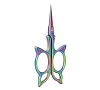 Akozon Ciseaux à Fil Rétro Plaqués or, 1 Pièce, Ciseaux de Tailleur Antiques en Acier Inoxydable, Accessoires de Couture Ménagers, Broderie et Artisanat (multicolore)