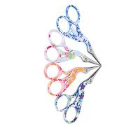 Akozon Ciseaux de Broderie, Ciseaux en Forme d'Artisanat, Fil à Coudre Rétro, à thé, 3,5 Pouces, Outils de Coupe pour Arts et Artisanat