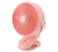 Akozon Clamp/Holder Compact sur Ventilateur de Bureau avec 3 Vitesses de Vent Réglables SAFE Design Portable et Léger Idéal pour la Maison, le Bureau, le Dortoir et l'utilisation de la Poussette