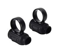 Akozon Clamp/Holder de Contrôle de Batterie de Tambour en Silicone 1 Paire pour les Débutants pour les Débutants, Améliorez l'adhérence et le Confort en Jouant (Tout noir)