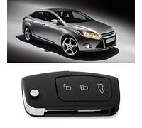 Akozon Clé Télécommande 433 MHz à 3 Boutons avec Puce 4D60 pour C S , Matériau Plastique ABS Durable, Noir, 1 clé Incluse, Coupée et Programmée par Un Revendeur ou Un serrurier.