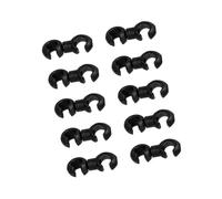 Akozon Clips de Câble de Vélo, 10 Pièces, Crochets Rotatifs, Dérailleur de Vélo VTT, Boîtier de Frein de Changement de Vitesse, Support de Fixation, Organisateur (Black)