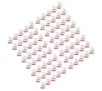 Akozon Clips de Classeur de 19 Mm 80pcs de Petits Clips de Classeur en Métal Fort pour les Fournitures de Bureau, les Pinces en Papier et l'organisation (or rose)