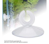 Akozon Clips de Ventouse pour Aquarium, 50 Pièces, Supports de Tubes d'avion, Pinces de Support de Tuyau pour Aquarium, Accessoire Multifonctionnel pour Usage Domestique