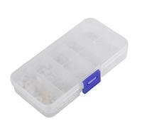 Akozon coffrets vis boulons écrous rondelles assortiment kit dans un ensemble de 150pcs avec M2 M2.5 M3 M4 M5