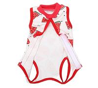 Akozon Combinaison de Récupération pour Chat Après Chirurgie, Chemise à Lécher en Coton Doux pour Chatons, Soins Postopératoires, Combinaison pour Animaux de Compagnie avec Conception à Ouverture (XL)