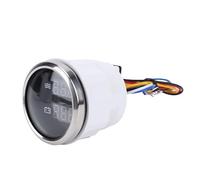 Akozon Compteur de Tension à Affichage Numérique 52mm, Jauge de Niveau D'eau Multifonctionnelle pour Voitures, Camping-cars et Camions