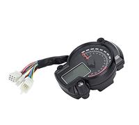 Akozon Compteur de Vitesse et Tachymètre Numérique Universel pour Moto avec écran LCD Couleur et Capteur de Vitesse - Rétroéclairage Réglable à 7 Couleurs