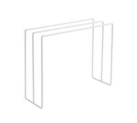 Akozon Comptoir de Cuisine Torchon étendoir Fer Torchon Porte-Serviettes Autoportant Plat Chiffon Rangement Cintre Blanc (White)