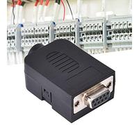 Akozon Connecteur 9 Broches DB9 vers Adaptateur Série Terminal avec Connecteur Femelle à Vis Compact, Contrôle Industriel, 2 Pièces