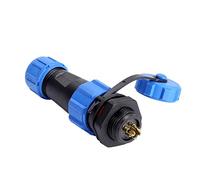 Akozon Connecteur d'aviation, IP67 SP13 2Pin/3Pin/4Pin/5Pin/6Pin/7Pin/9Pin Etanche Aviation Prise de Courant Câble électrique Accessoires de Remplacement de connecteur de Fil(4Pin)