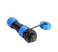 Akozon Connecteur d'aviation, IP68 SP13 2Pin/3Pin/4Pin/5Pin/6Pin/7Pin/9Pin Etanche Aviation Prise de Courant Câble électrique Accessoires de Remplacement de connecteur de Fil(5Pin)