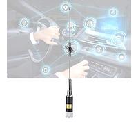 Akozon Connecteur UHF CR 77 Antenne Audio Mobile Double Bande 144 430Mhz