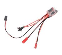 Akozon Contrôleur de Vitesse électronique 20A ESC avec Frein 2 KHz vers l'avant/Revers pour Les Voitures et Bateaux RC ((Contrôleur électronique brossé))