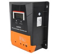 Akozon Contrôleur Solaire MPPT avec efficacité de Charge Avancée - Entrée Haute Tension 12 V 24 V, Adaptation Automatique 20 A 100 , Contrôleur de Charge d'énergie Solaire, Panneau de Batterie LFP -